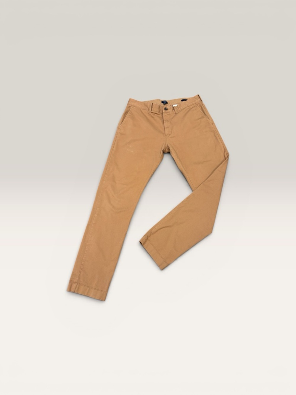 J. Crew Men’s Slim Cut Chinos Business Casual Pants in Camel Tan Sz 33x32